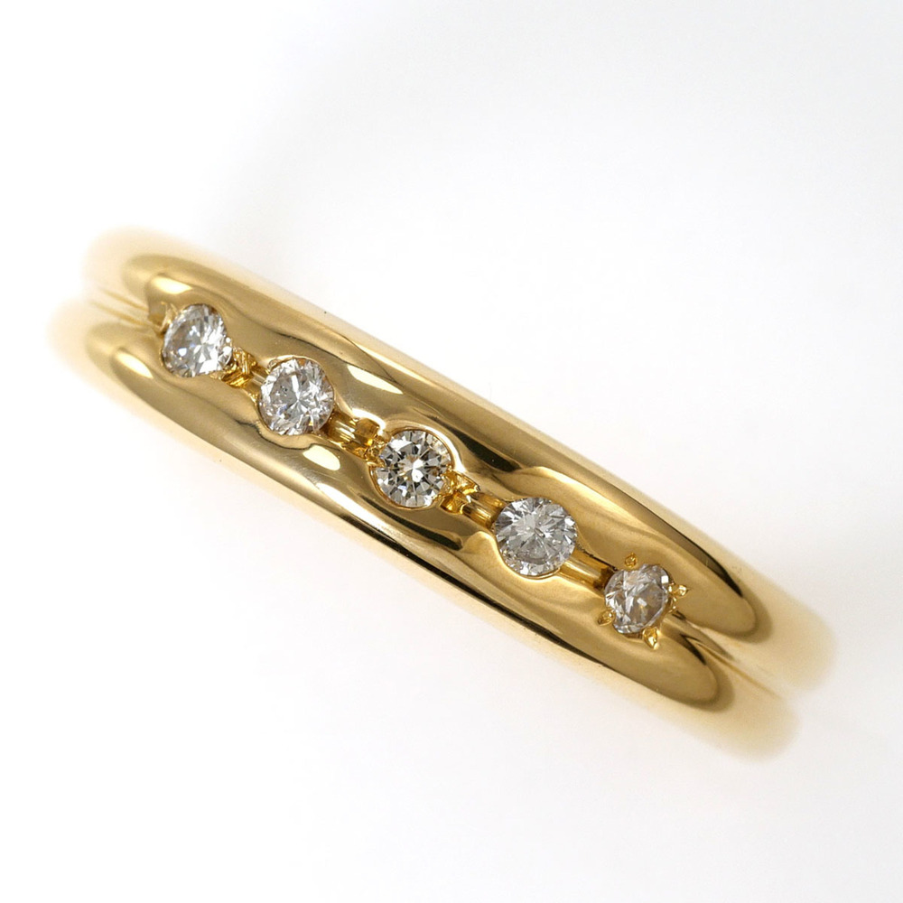 VINTAGE 18k Gold Diamond Ring